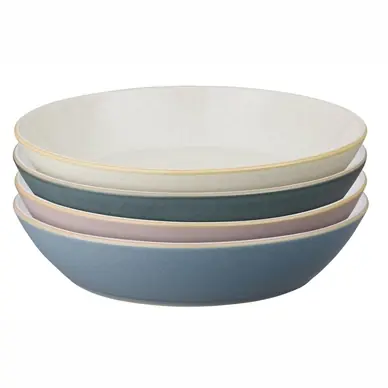 Assiettes à Pâtes Denby Impression Mixed 22 cm (Lot de 4) Tendance